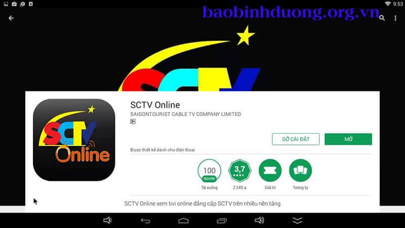 Cài đặt SCTV online