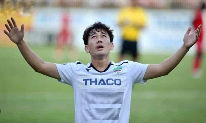 Biểu cảm của Trần Minh Vương sau mỗi lần ghi bàn thắng